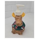 Holiday Moose Soap Dispenser