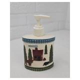 Rustic Woodland Cabin Soap Dispenser