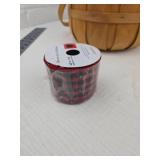 Traditional Wooden Split Wood Basket with Cork Stoppers