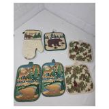 Woodland Wildlife Kitchen Pot Holder Set