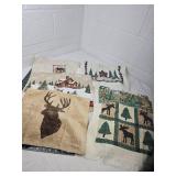 Winter Lodge Moose kitchen towel Set