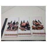Wildlife Wolf Scene Kitchen Towel Set