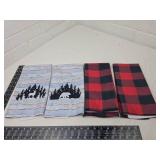 Rustic Woodland Kitchen Towel Set