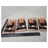 Woodland Deer Silhouette kitchen towel set