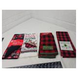 Buffalo Plaid Christmas Kitchen Towel Set