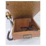 Wall Mount Wooden Telephone