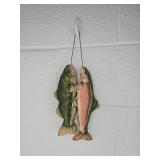 Hand-Painted Trout Fish Wall Decor