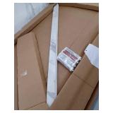 Adaptable 60 in x 60 in x 80 in  Easy Up Adhesive Alcove Shower Surround in Calacatta White