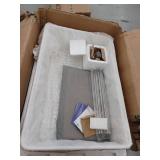 Yorkshire Crisp White Fireclay 30 in. Single Bowl Farmhouse Apron Workstation Kitchen Sink with Accessories- Retail: $399