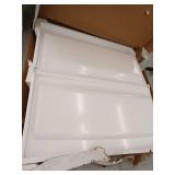 Classic 500 60 in. W x 61.25 in. H x 32 in. D 3-Piece Direct-to-Stud Alcove Bathtub/Shower Surrounds in High Gloss White- Retail $1,163.81