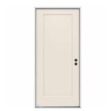 Jeld Wen Windows And Doors 32 in. x 80 in. 1-Panel Craftsman Primed Steel Prehung Left-Hand Inswing Front Door