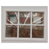 30 in. x 80 in. 6 Lite Craftsman Primed Steel Prehung Right-Hand Inswing Prehung Front Door