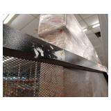 36x80 Security Screen Door, Black, Left Outswing