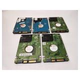 Lot of 5 250 GB Hard Drives