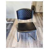 Lot of 9 Hercules Series Stackable Plastic Chairs