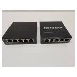 Lot of 2 Switches Netgear & D-Link