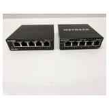 Lot of 2 Switches Netgear & D-Link