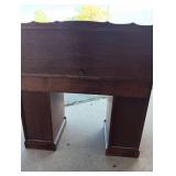 Vintage Roll Top Secretary Desk