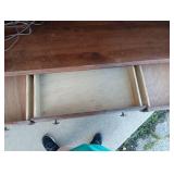 Vintage Roll Top Secretary Desk