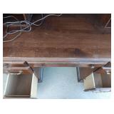 Vintage Roll Top Secretary Desk