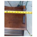 Vintage Roll Top Secretary Desk