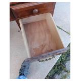Vintage Roll Top Secretary Desk
