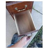 Vintage Roll Top Secretary Desk