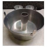 Aluminum Angel Food Cake Pan Set