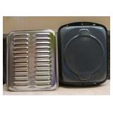 Classic Chrome Hotpoint Range Parts - Broiler Pan Set
