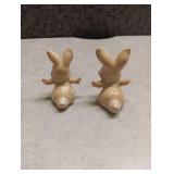 Miniature Ceramic Bunny Figurines
