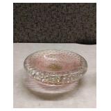 Murano Style Bubble Glass Dish