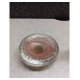 Murano Style Bubble Glass Dish