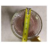 Murano Style Bubble Glass Dish