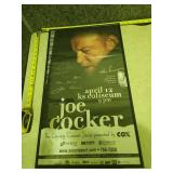 Joe Cocker Concert Poster - KS Coliseum Benefit Show - signed.