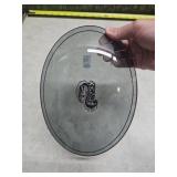 Chance Manufacturing Glass Plate with Gold Trim