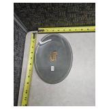 Chance Manufacturing Glass Plate with Gold Trim