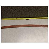 S+J Classic Brown Leather Belt