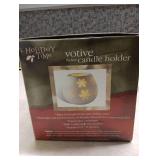 Holiday Time Snowflake Votive Candle Holder