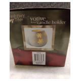 Holiday Time Snowflake Votive Candle Holder