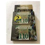 3 Pack High Bias 110 Minute Cassette