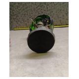 Stained Glass Table Lamp with Bronze Base