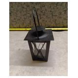 Traditional Black Metal Candle Lantern