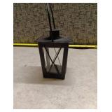 Traditional Black Metal Candle Lantern