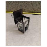 Traditional Black Metal Candle Lantern