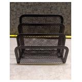 Black Mesh Desk Organizer Set