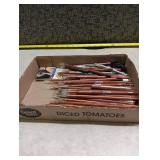 Bulk Kohl Lip Liners and Metallic Temporary Tattoo Set with manual shapener