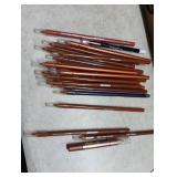 Bulk Kohl Lip Liners and Metallic Temporary Tattoo Set with manual shapener