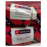 2 Smead Colored Fastener Folders Reinforced Tabs Blue 50/BX Ltr (12040)