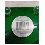 5" Square Green Glass Pillar Candle Holder