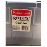 Rubbermaid Keepers 44QT Clear Storage Box